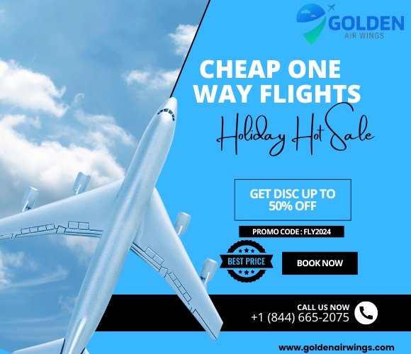 Cheap One Way Flights from Golden Air Wing