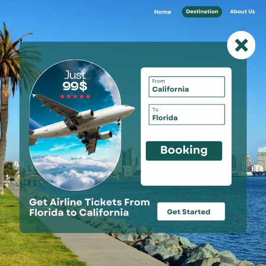 Cheap Airline Tickets from Florida to California