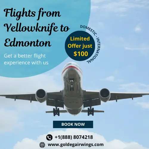 Get Book Flights from Yellowknife to Edmonton